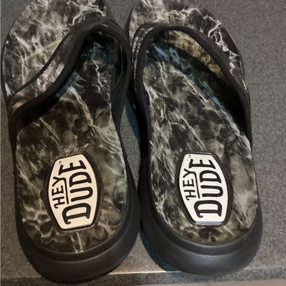 Hey Dude Marble Pattern Sandals - image 3